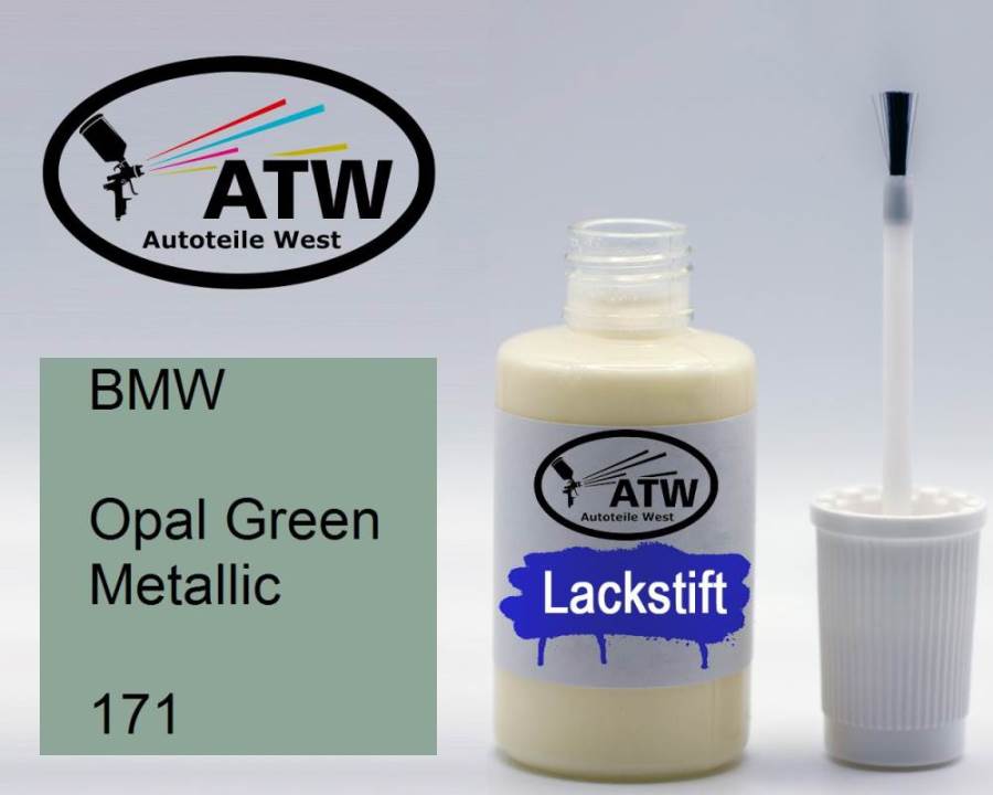 BMW, Opal Green Metallic, 171: 20ml Lackstift, von ATW Autoteile West.